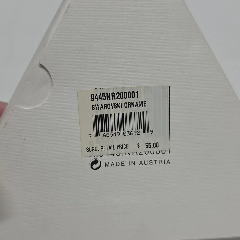 Swarovski Crystal 2000 Annual Christmas Snowflake Star Large Ornament With Box